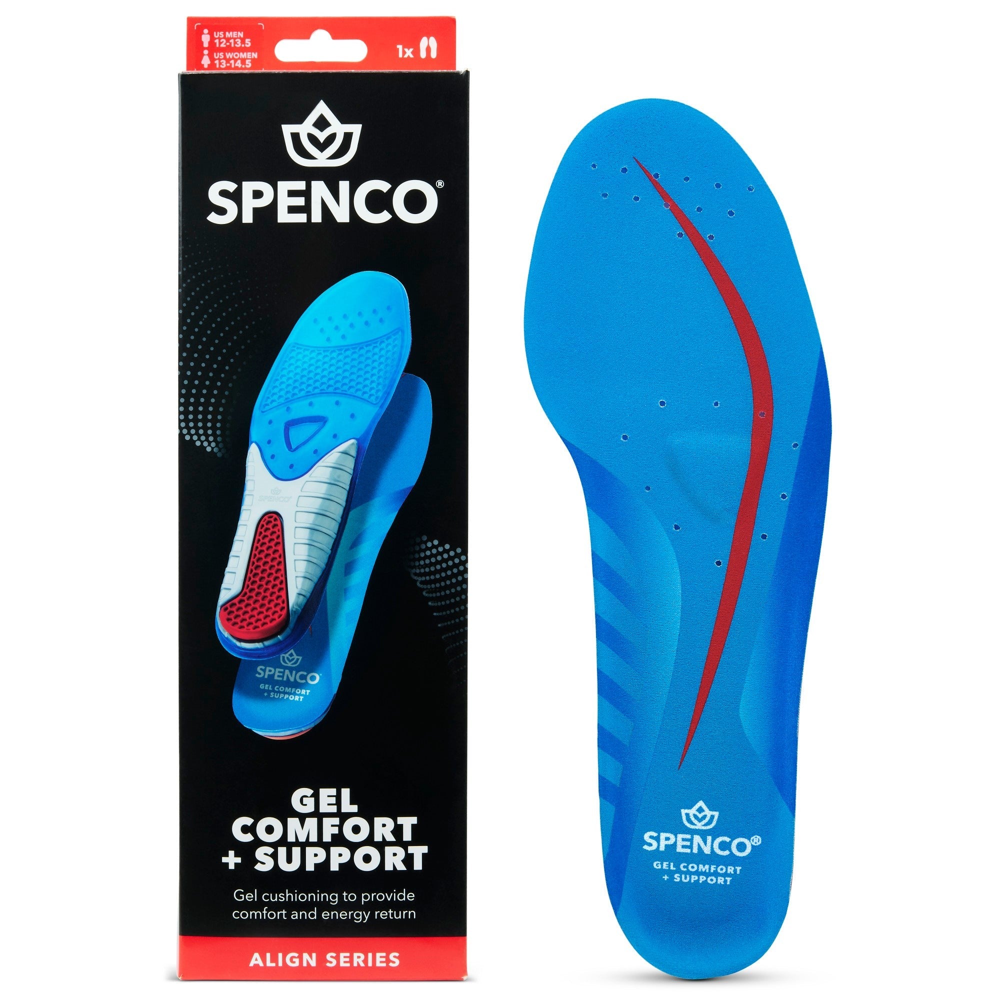 Spenco Gel Comfort + Support Insole