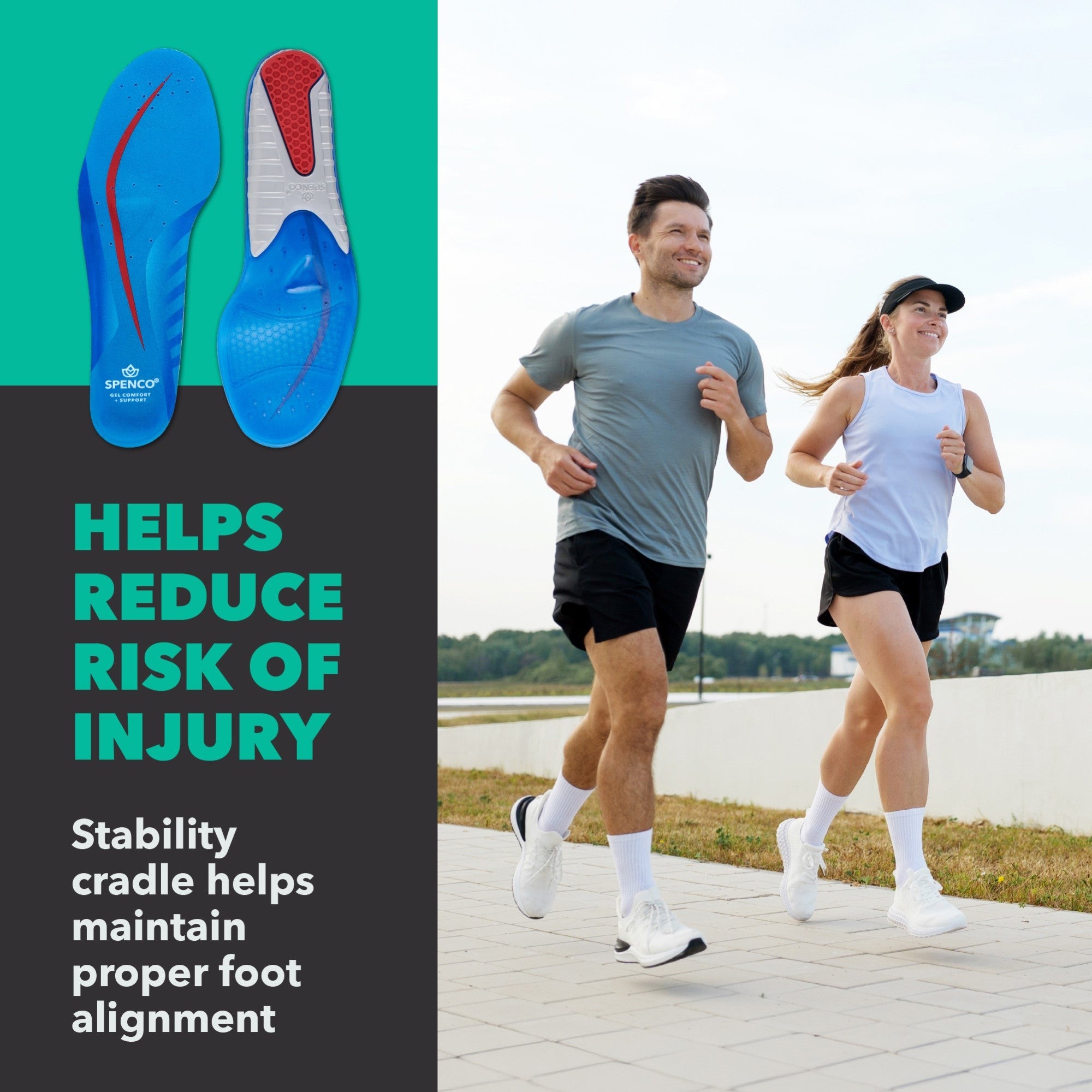 Spenco Gel Comfort + Support Insole - Feature Detail - 3