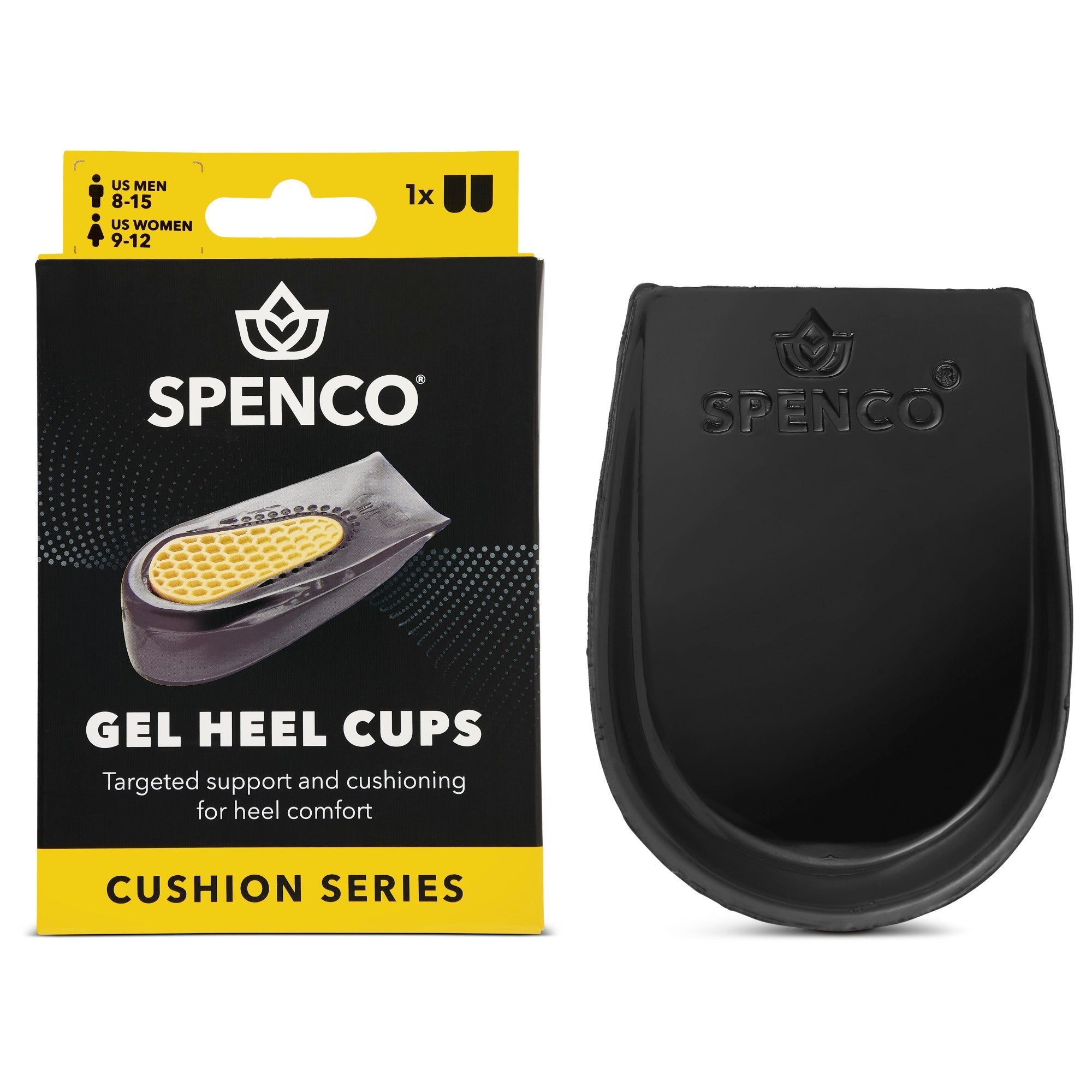Spenco Gel Heel Cups Footcare Supportive Gel Heel Cups - Product View - 1