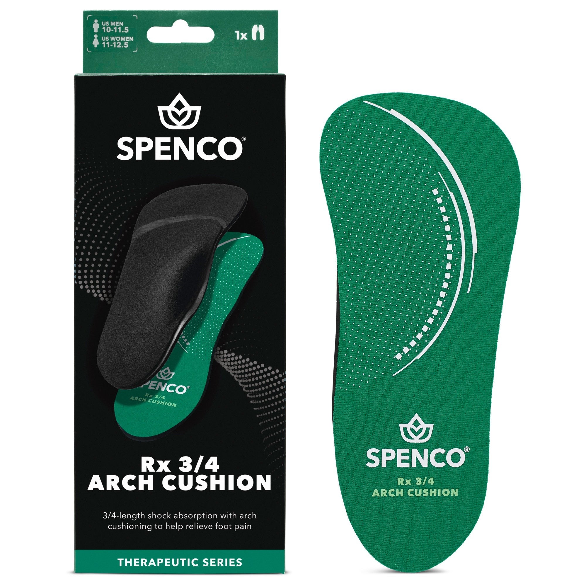 Spenco RX 3/4 Arch Cushion Support Insoles