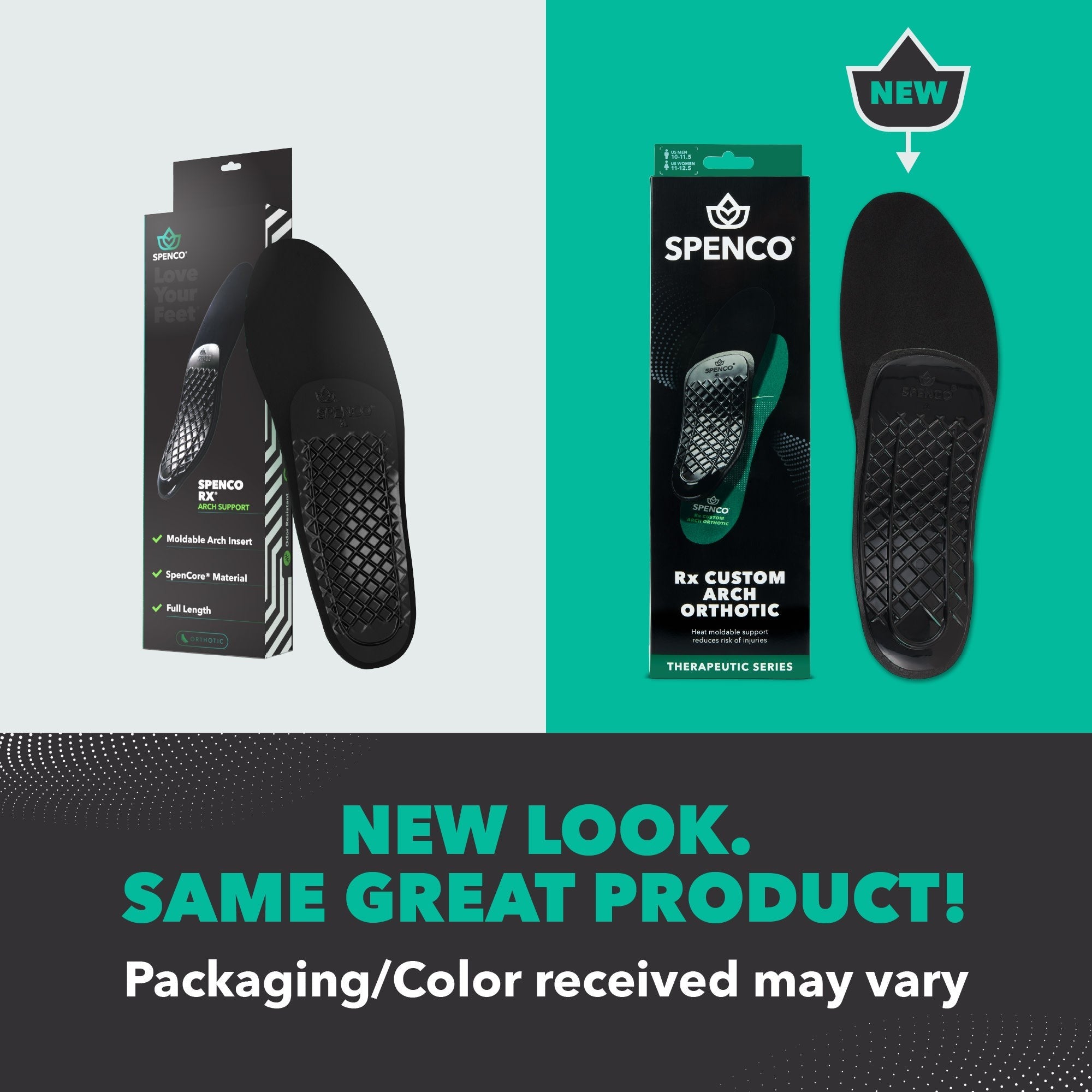 Spenco RX Custom Arch Orthotic Insole - Lifestyle - Orthotic Insole Details - 1