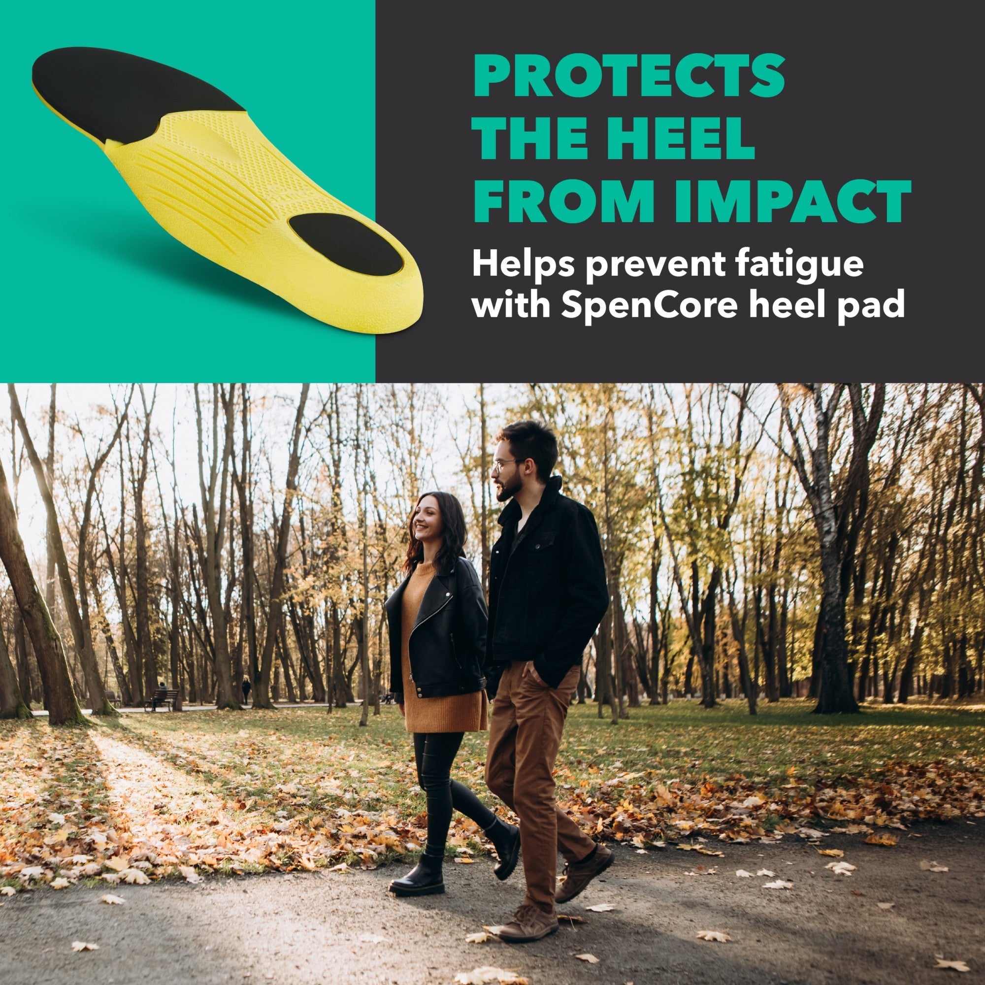 Spenco Walking Insole Footcare Support Insole with Polysorb Cushioning - Product View - 4