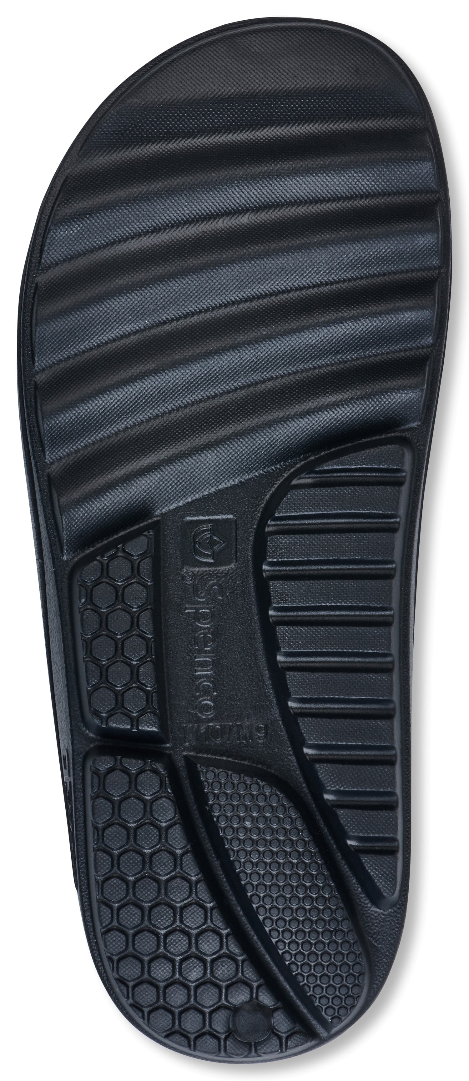 Spenco Fusion 2 Fade - Men's Recovery Sandal - Grey - Bottom