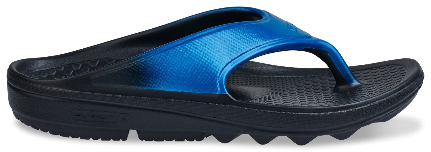 Spenco Fusion 2 Fade - Men's Recovery Sandal - Blue - Side