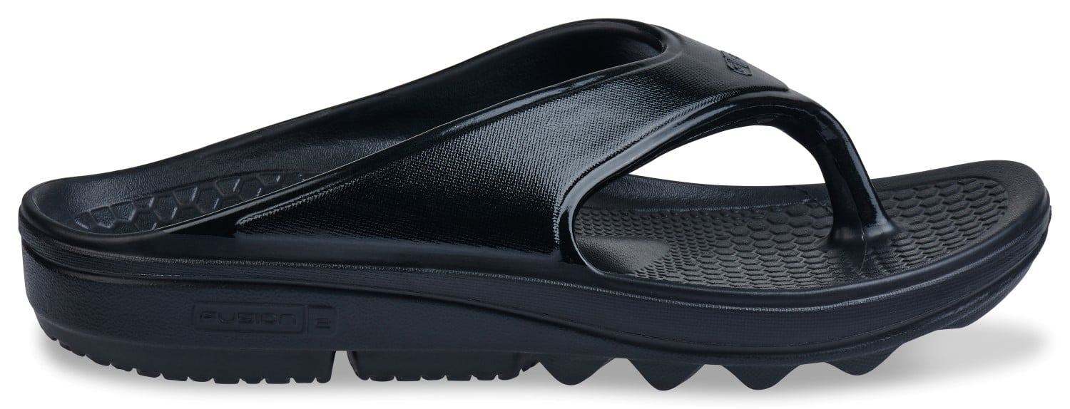 Spenco Fusion 2 Fade - Women's Recovery Sandal - Black - Side