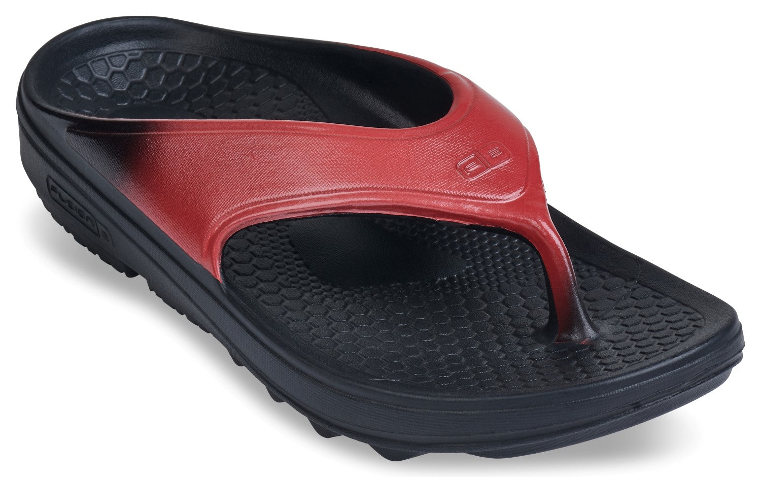 Spenco Fusion 2 Fade - Women's Recovery Sandal - Red - Profile