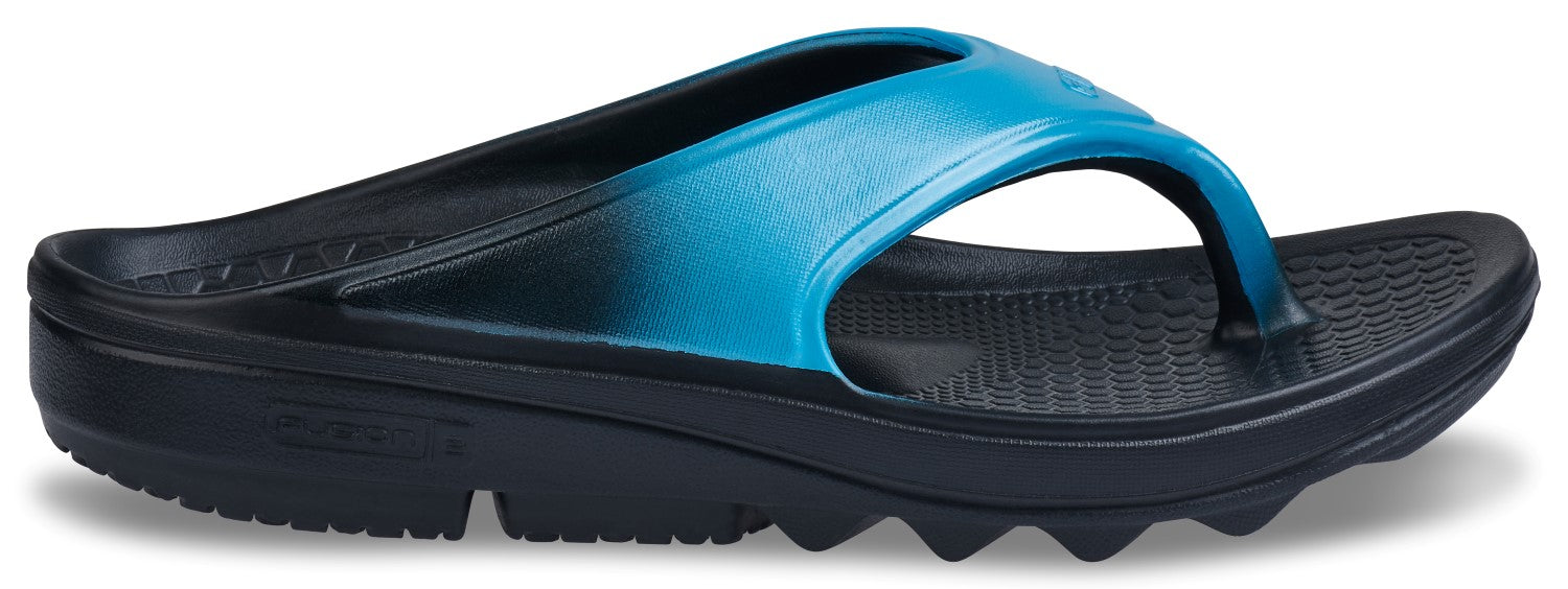 Spenco Fusion 2 Fade - Women's Recovery Sandal - Hawaiian Blue - Side