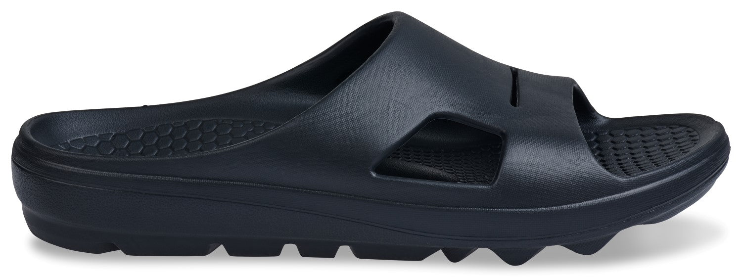 Spenco Fusion 2 Slide - Men's Recovery Sandal - Black - Side