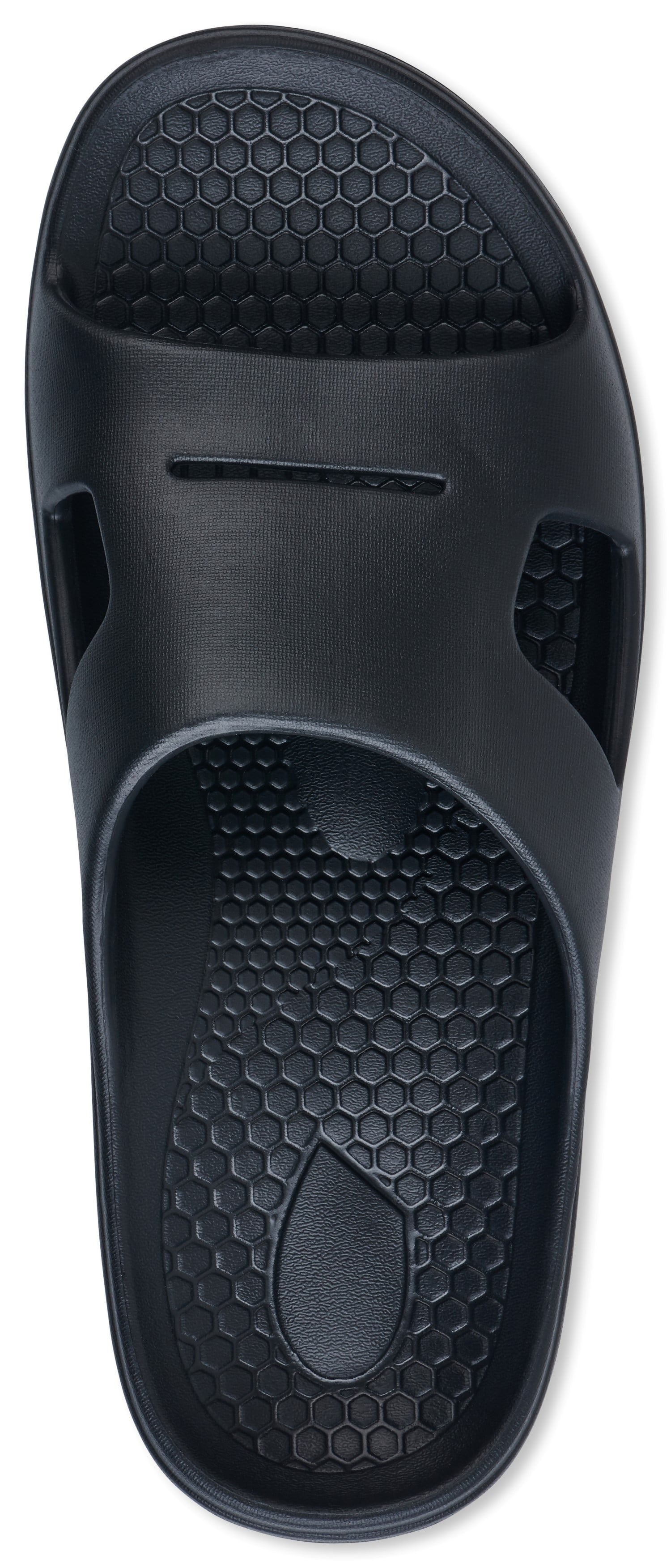 Spenco Fusion 2 Slide - Men's Recovery Sandal - Black - Top