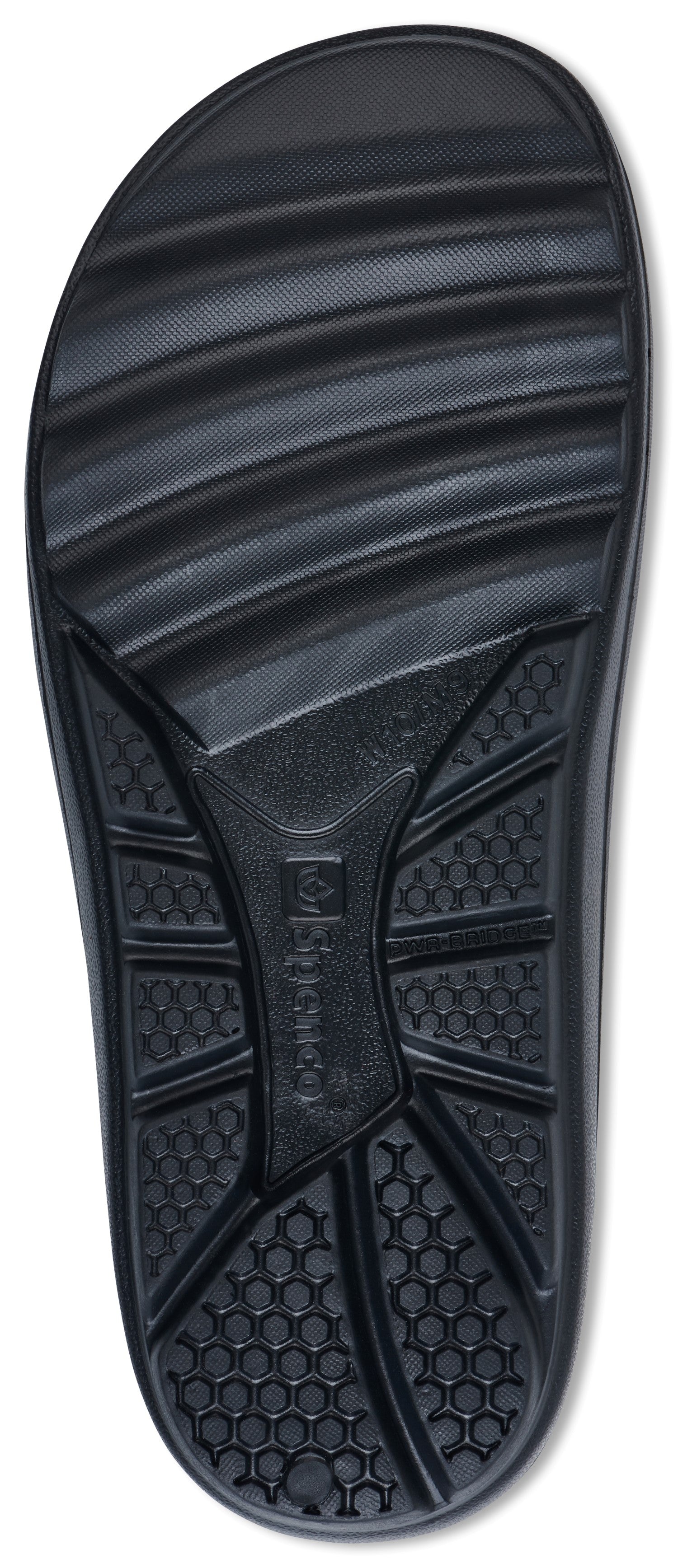 Spenco Fusion 2 Slide - Men's Recovery Sandal - Red - Bottom