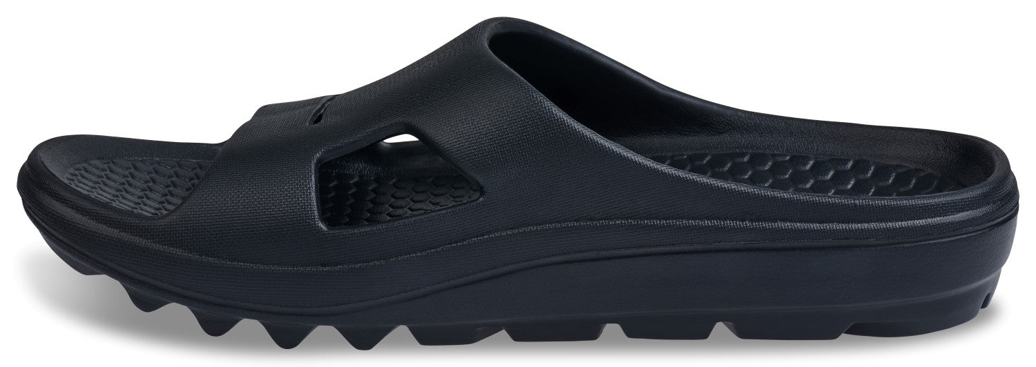 Spenco Fusion 2 Slide - Women's Recovery Sandal - Black - In-Step