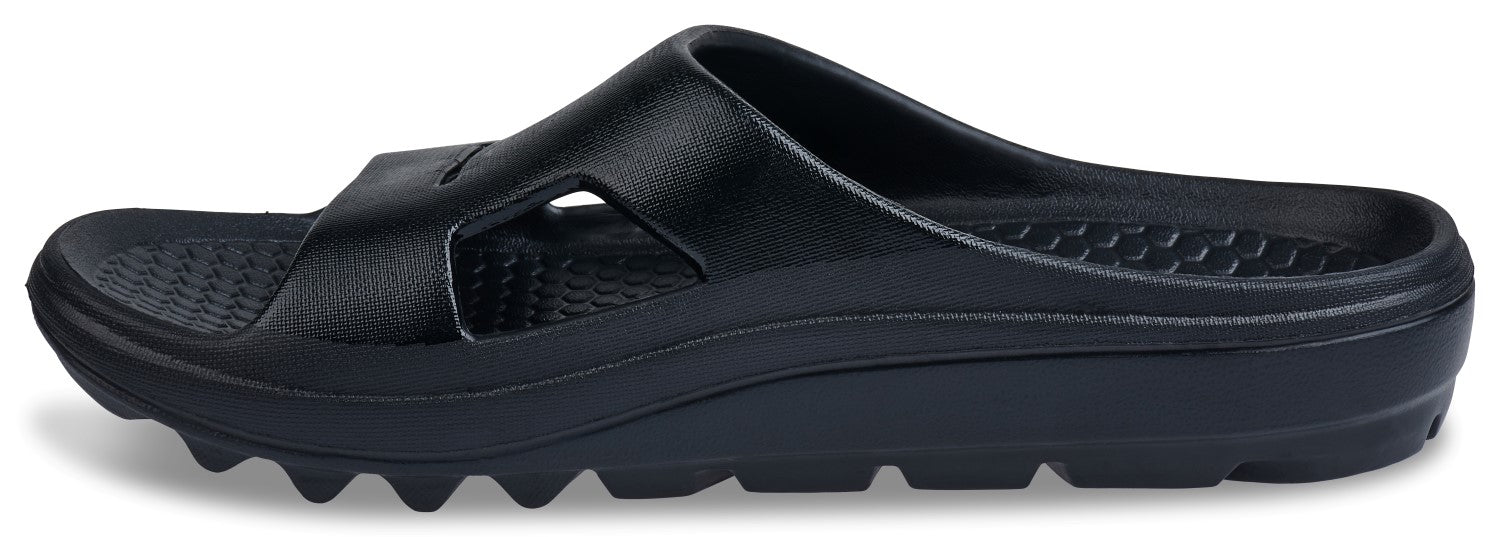 Spenco Fusion 2 Slide - Women's Recovery Sandal - Black-Fade - In-Step