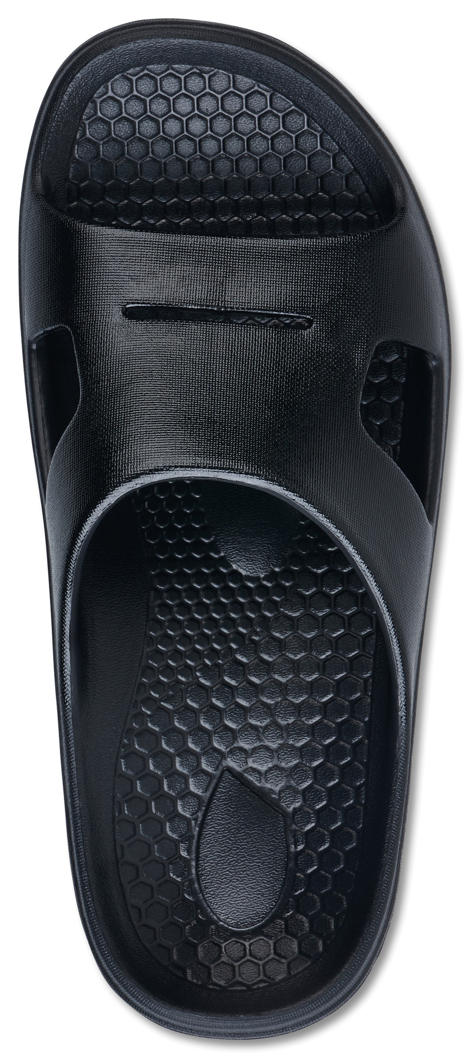 Spenco Fusion 2 Slide - Women's Recovery Sandal - Black-Fade - Top