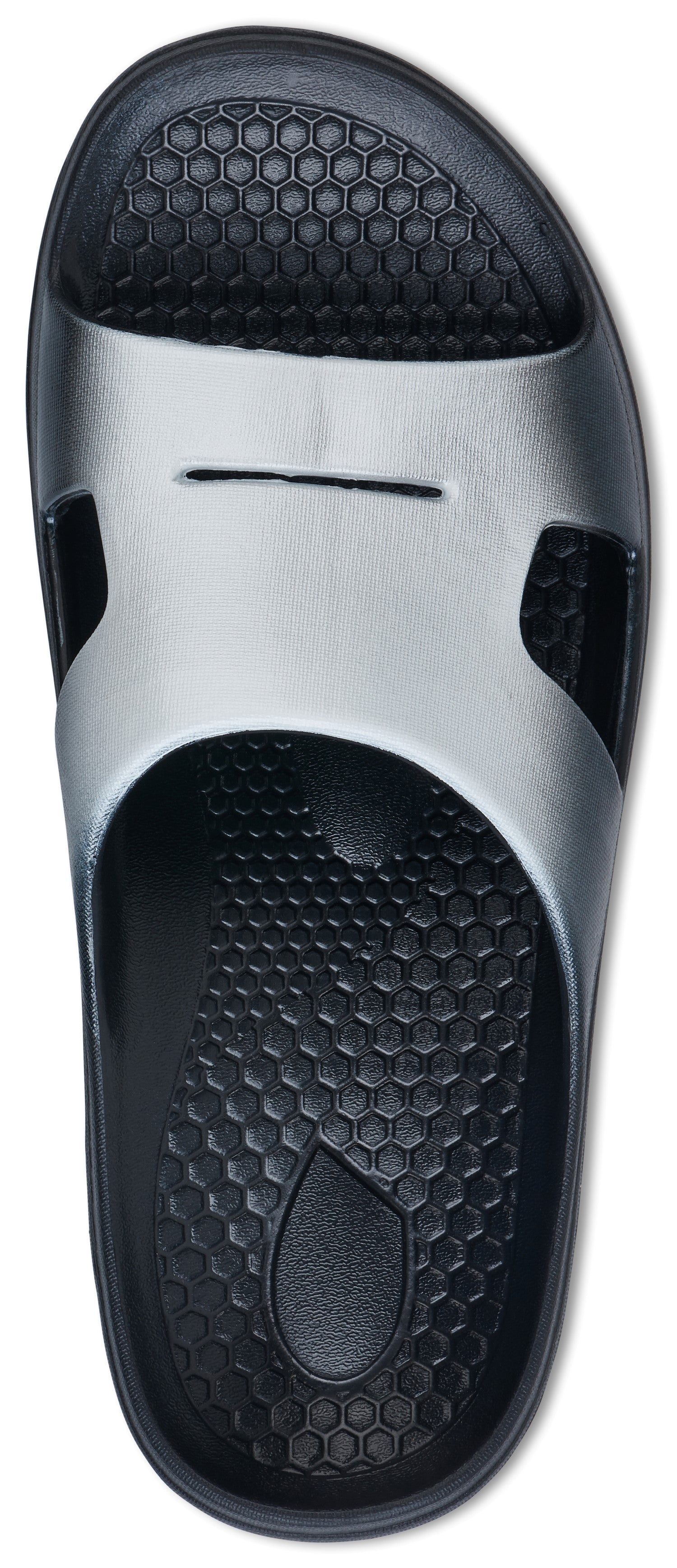 Spenco Fusion 2 Slide - Women's Recovery Sandal - White-Fade - Top
