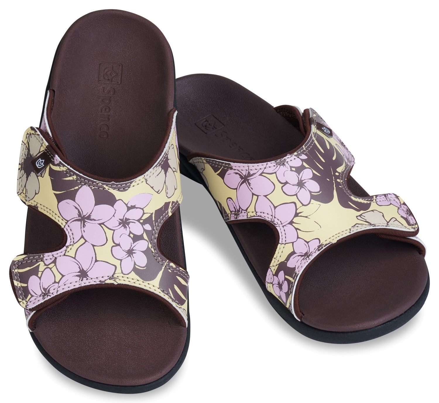 Spenco Kholo 2 Luau Women's Slide Sandal - French Roast - Pair
