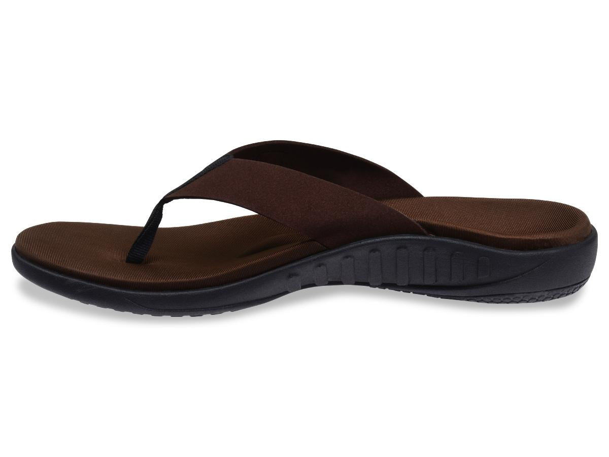 Spenco Pure Men's Recovery Supportive Sandal - Chocolate - In-Step