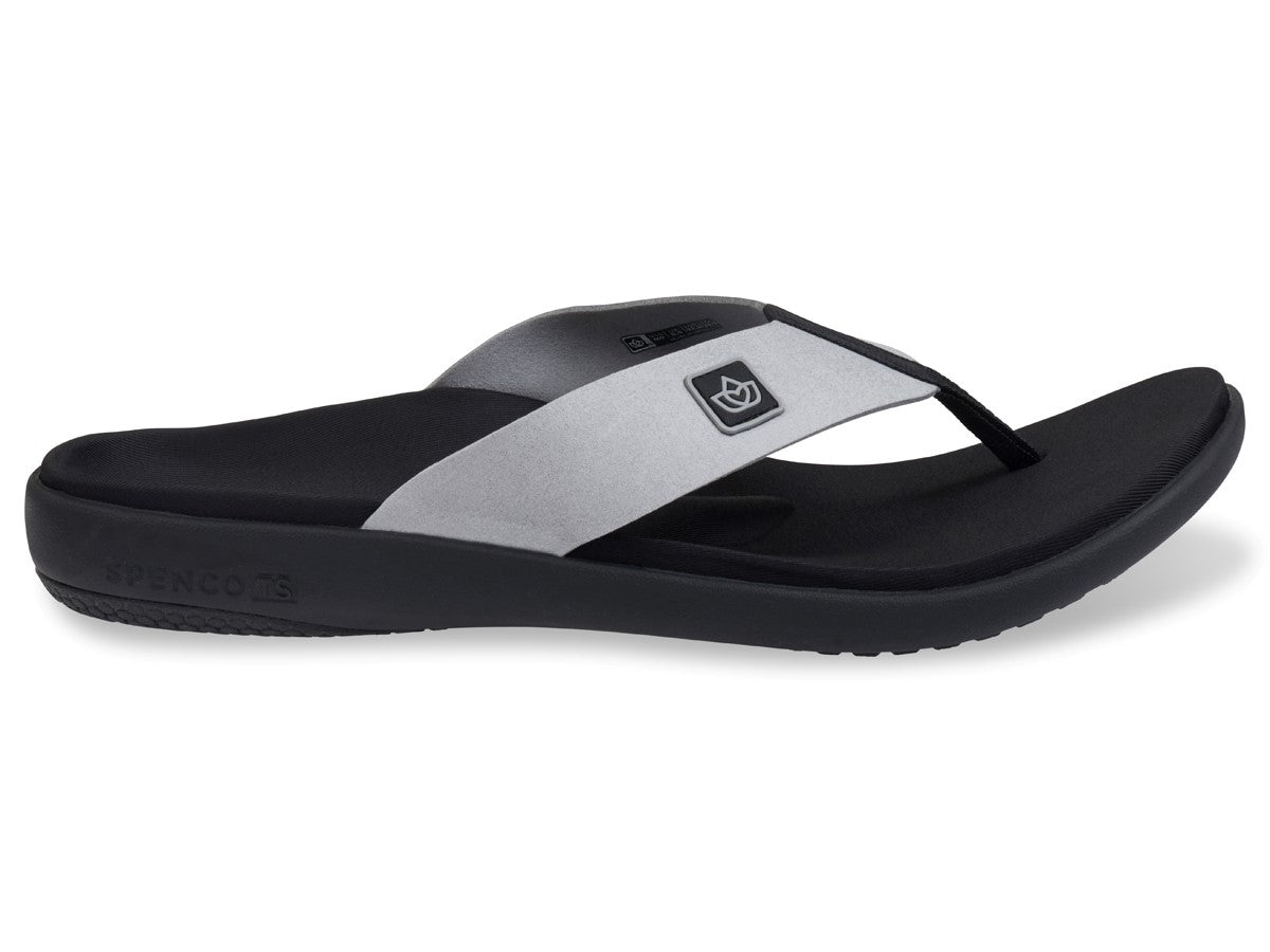 Spenco Pure Men's Recovery Supportive Sandal - Ash - Side