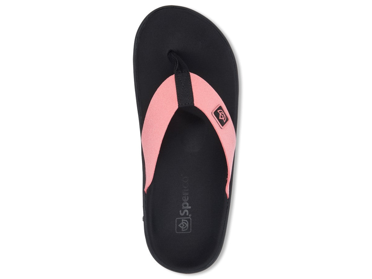 Spenco Pure Women's Recovery Sandal - Salmon - Top
