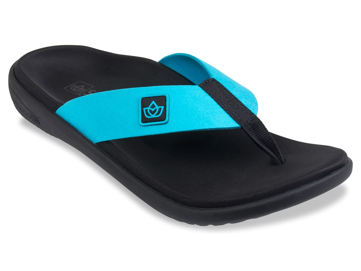 Spenco Pure Women's Recovery Sandal - Blue Bird - Profile