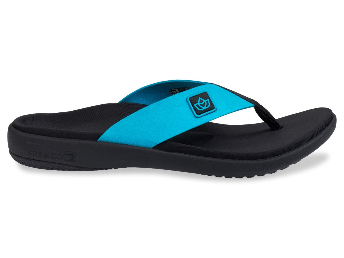 Spenco Pure Women's Recovery Sandal - Blue Bird - Side