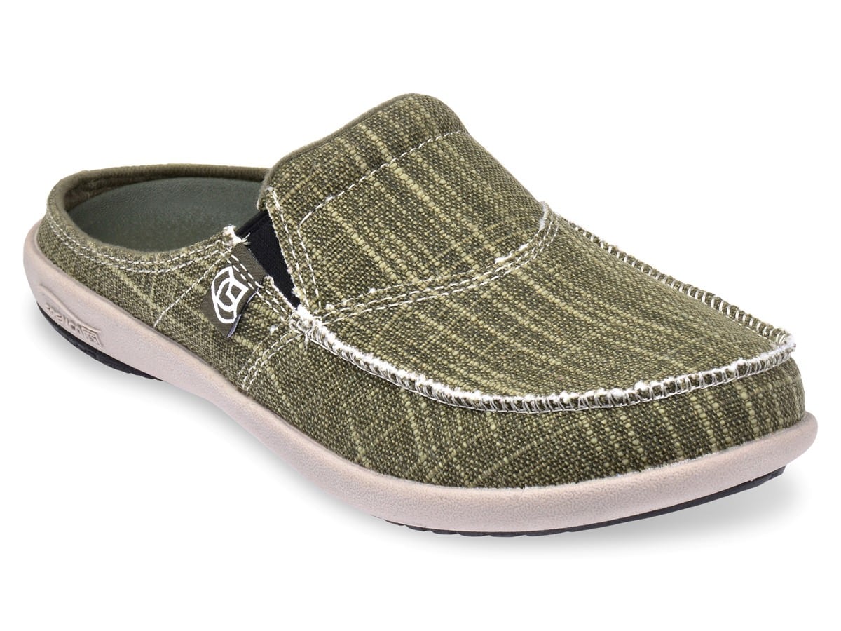 Spenco Siesta - Women's Slide - Canvas - Olive - Profile main