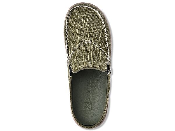 Spenco Siesta - Women's Slide - Canvas - Olive - Top