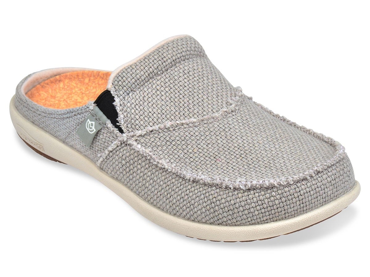 Spenco Siesta - Women's Slide - Canvas - Opal Grey - Profile 