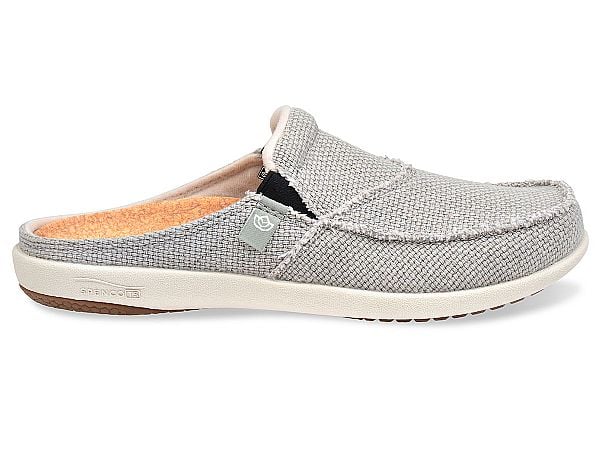 Spenco Siesta - Women's Slide - Canvas - Opal Grey - Side