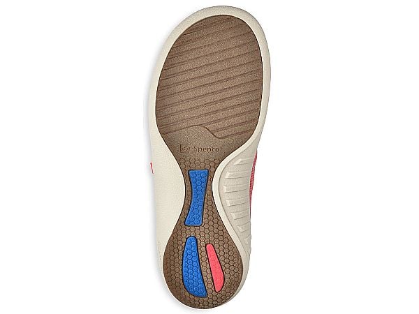 Spenco Siesta - Women's Slide - Canvas - Salmon - Bottom