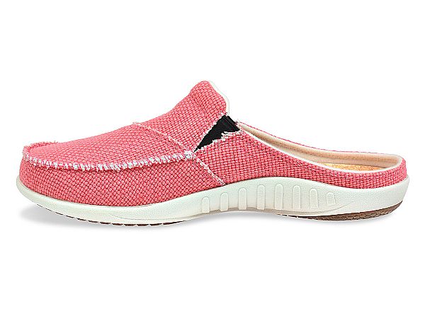 Spenco Siesta - Women's Slide - Canvas - Salmon - In-Step