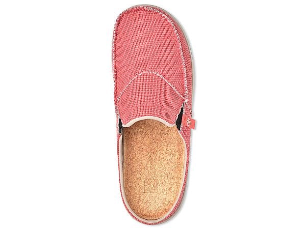 Spenco Siesta - Women's Slide - Canvas - Salmon - Top