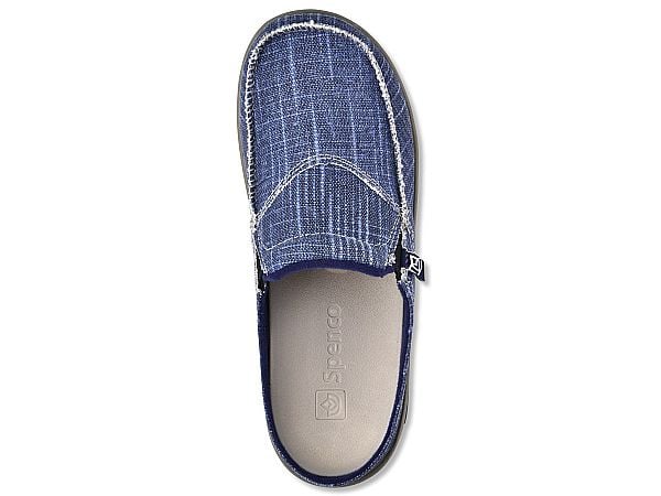 Spenco Siesta - Women's Slide - Canvas - Navy - Top