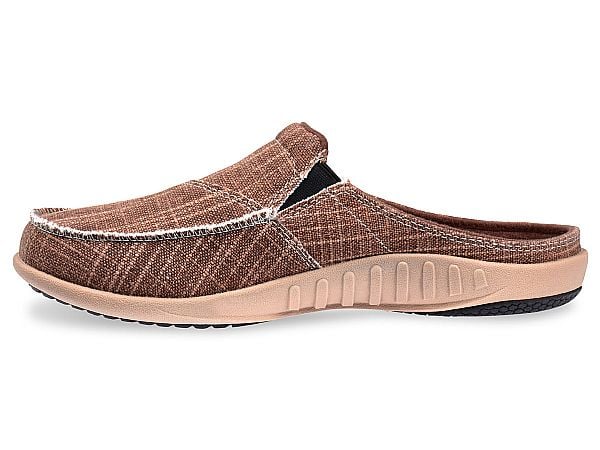 Spenco Siesta - Women's Slide - Canvas - Warm Brown - In-Step