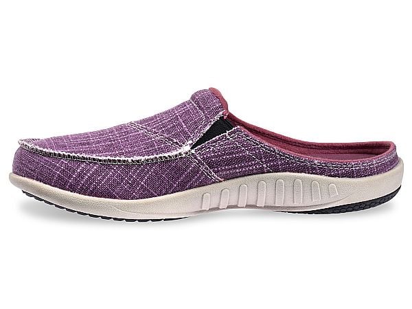 Spenco Siesta - Women's Slide - Canvas - Wine - In-Step