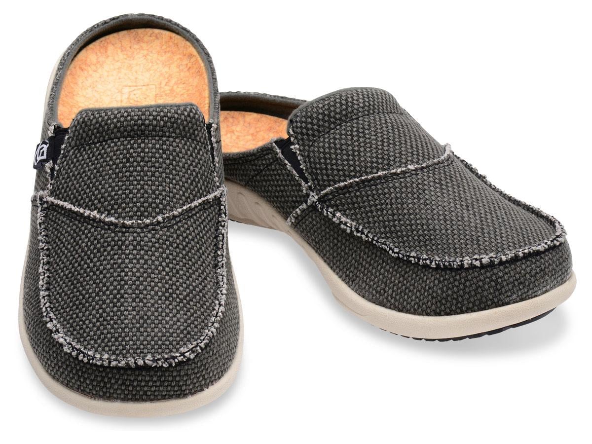 Spenco Siesta - Women's Slide - Canvas - Charcoal Grey