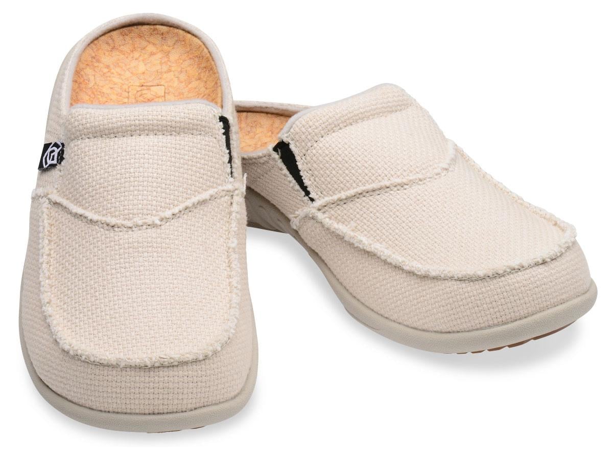 Spenco Siesta - Women's Slide - Canvas - Off-White