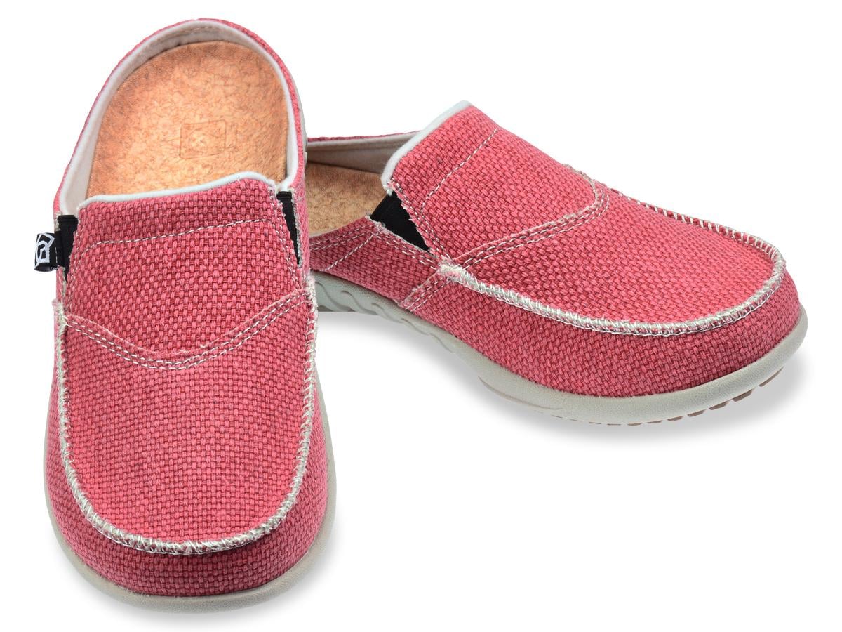 Spenco Siesta - Women's Slide - Canvas - Red