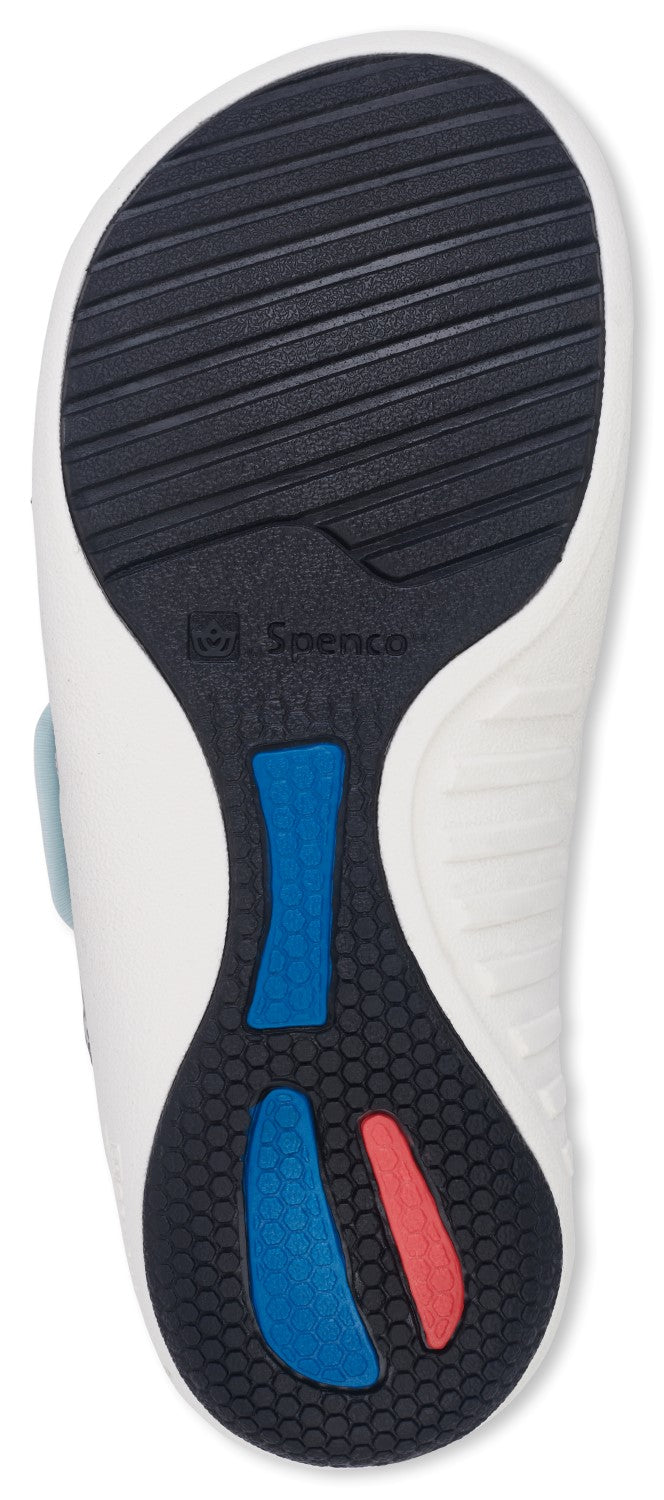 Spenco Wave Slide Women's Supportive Sandal - Grey - Bottom