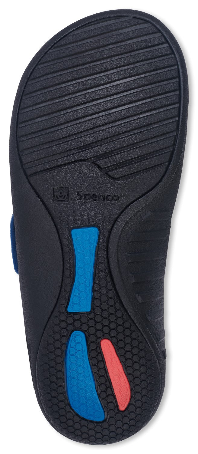 Spenco Wave Slide Women's Supportive Sandal - Navy - Bottom