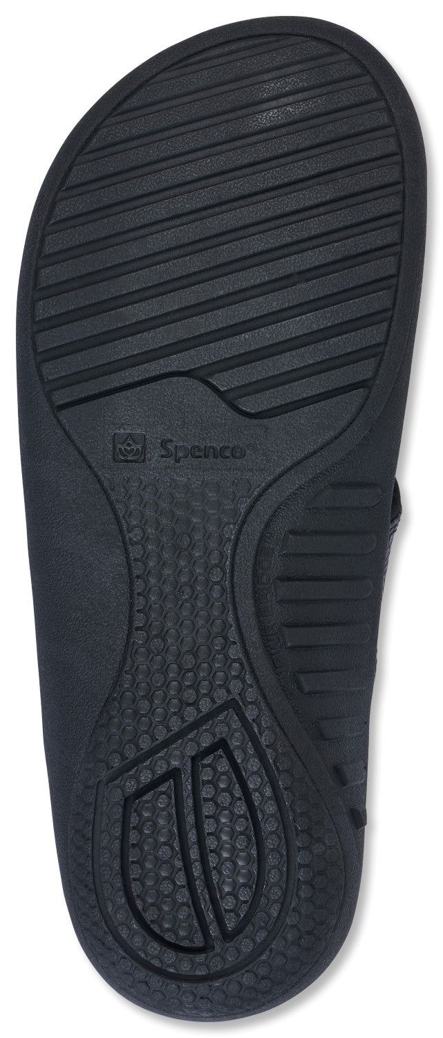 Spenco Yumi 2 Croco Women's Orthotic Sandal - Black - Bottom