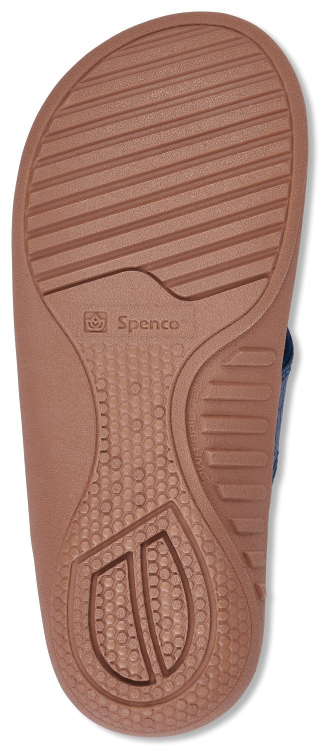 Spenco Yumi 2 Croco Women's Orthotic Sandal - Patriot Blue - Bottom