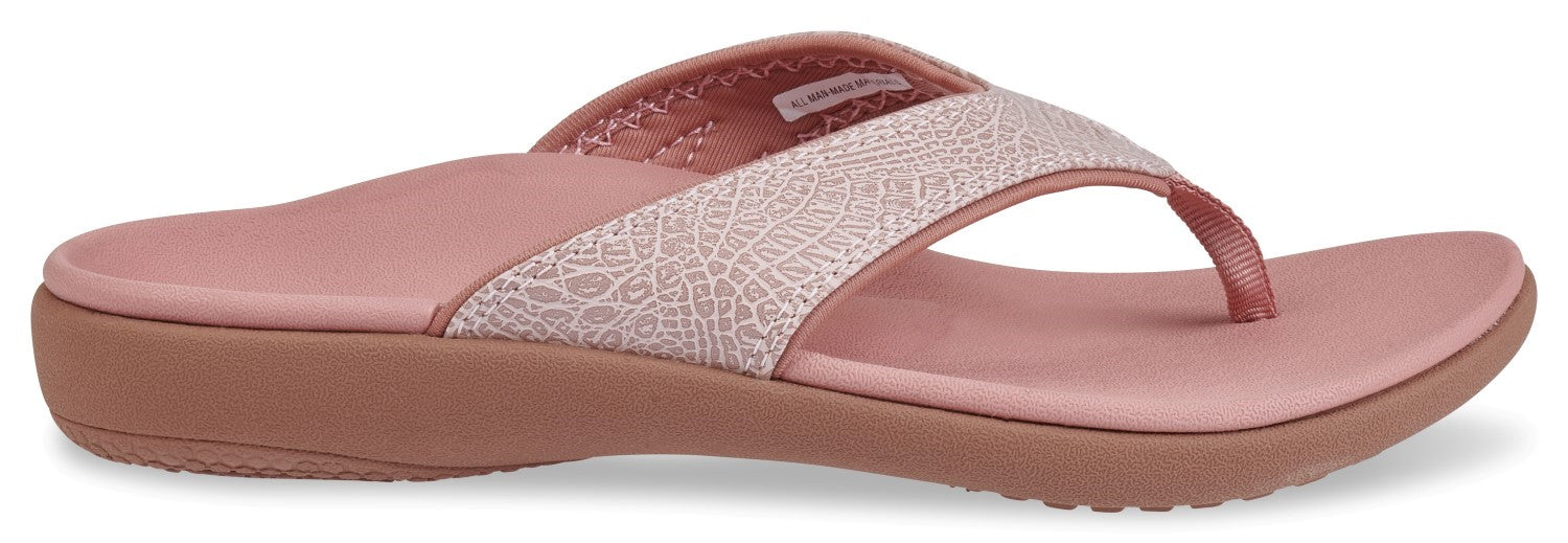 Spenco Yumi 2 Croco Women's Orthotic Sandal - Mauve - Side