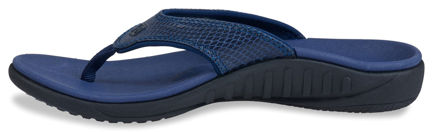 Spenco Yumi 2 Snake Women's Orthotic Sandal - Navy - In-Step