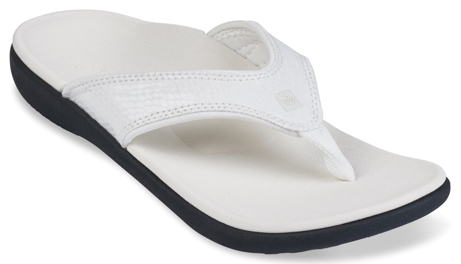 Spenco Yumi 2 Snake Women's Orthotic Sandal - White - Profile main