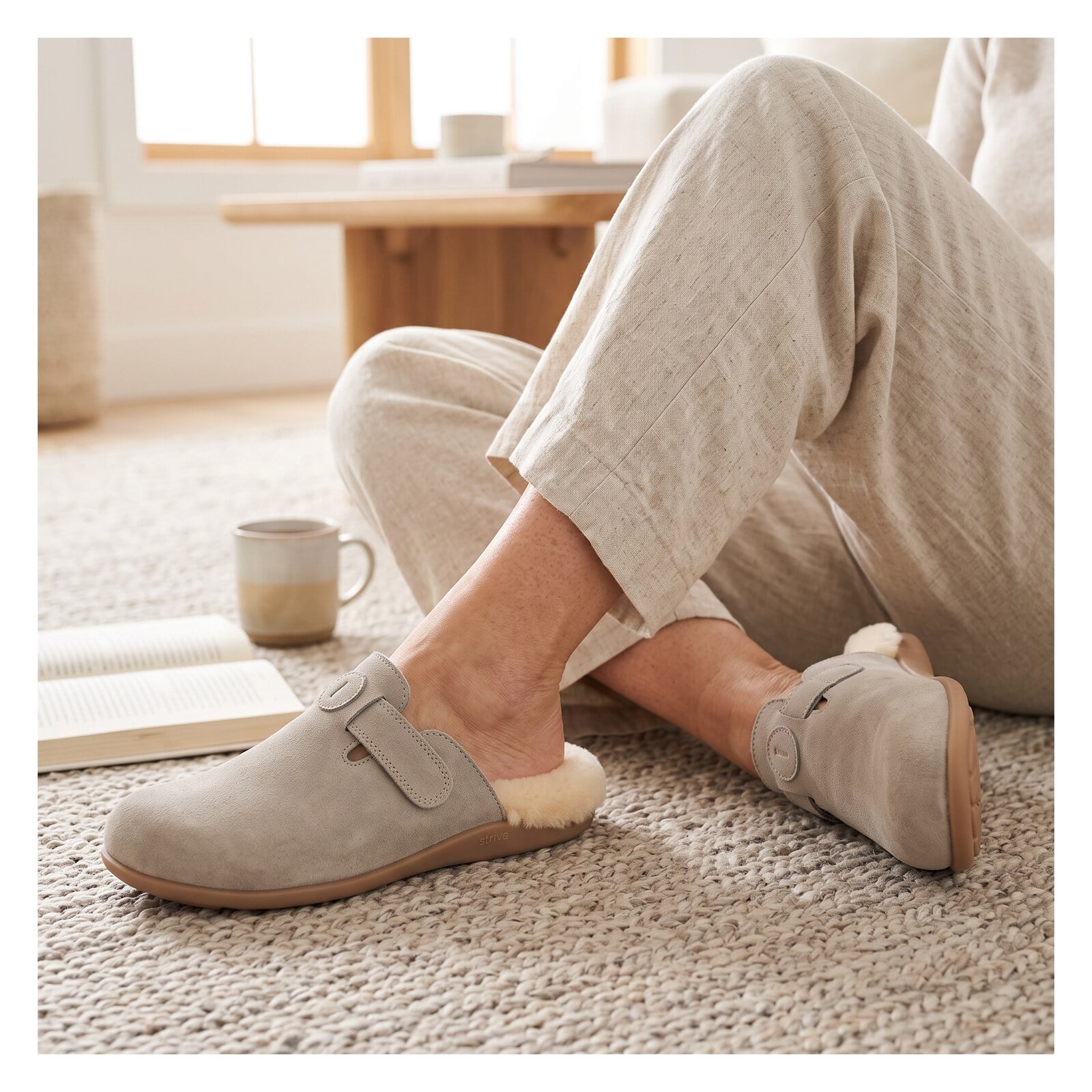 Strive Women's Oslo II Slippers - Gray II - Lifestyle