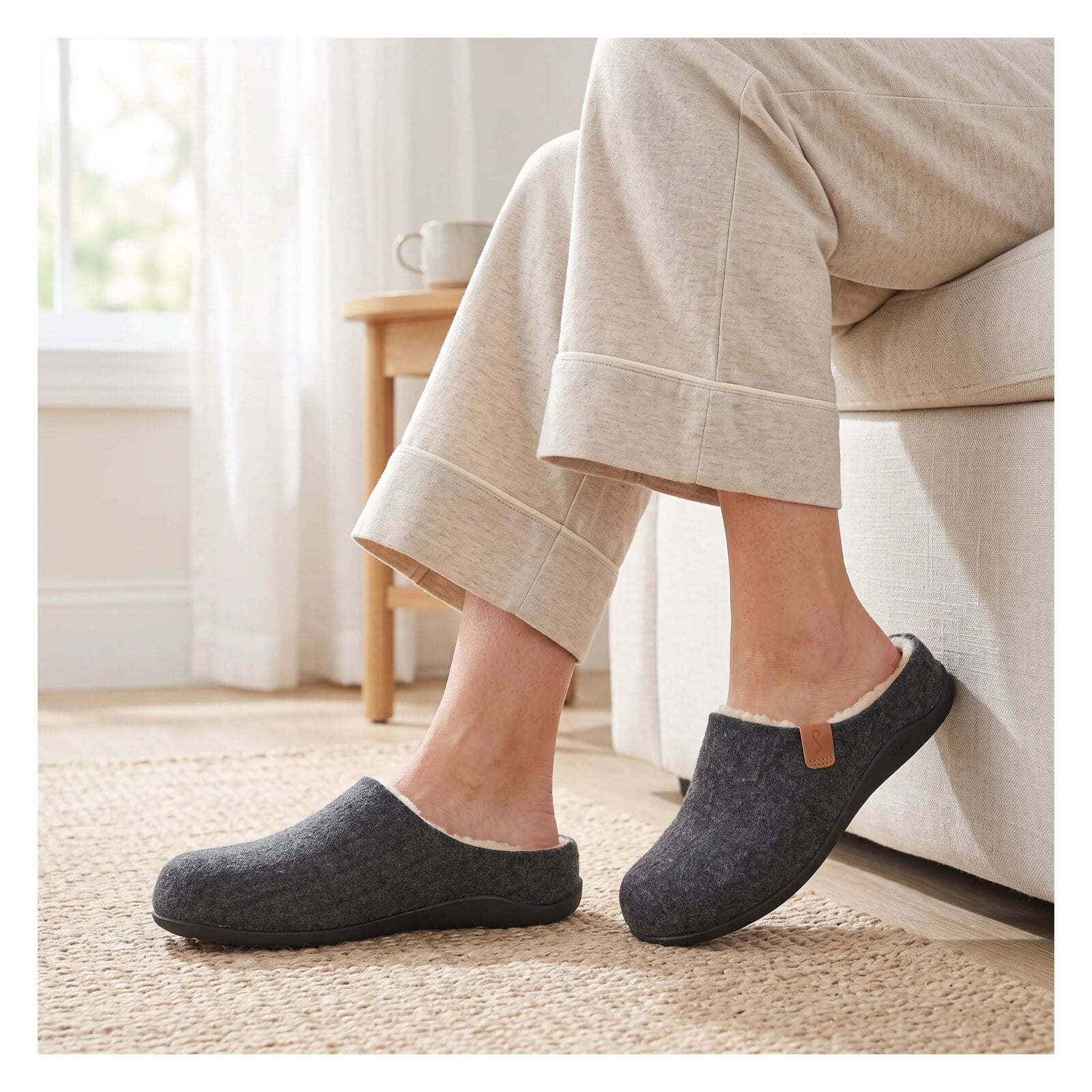 Strive Women's Copenhagen Felt Slippers - Gray II - Lifestyle