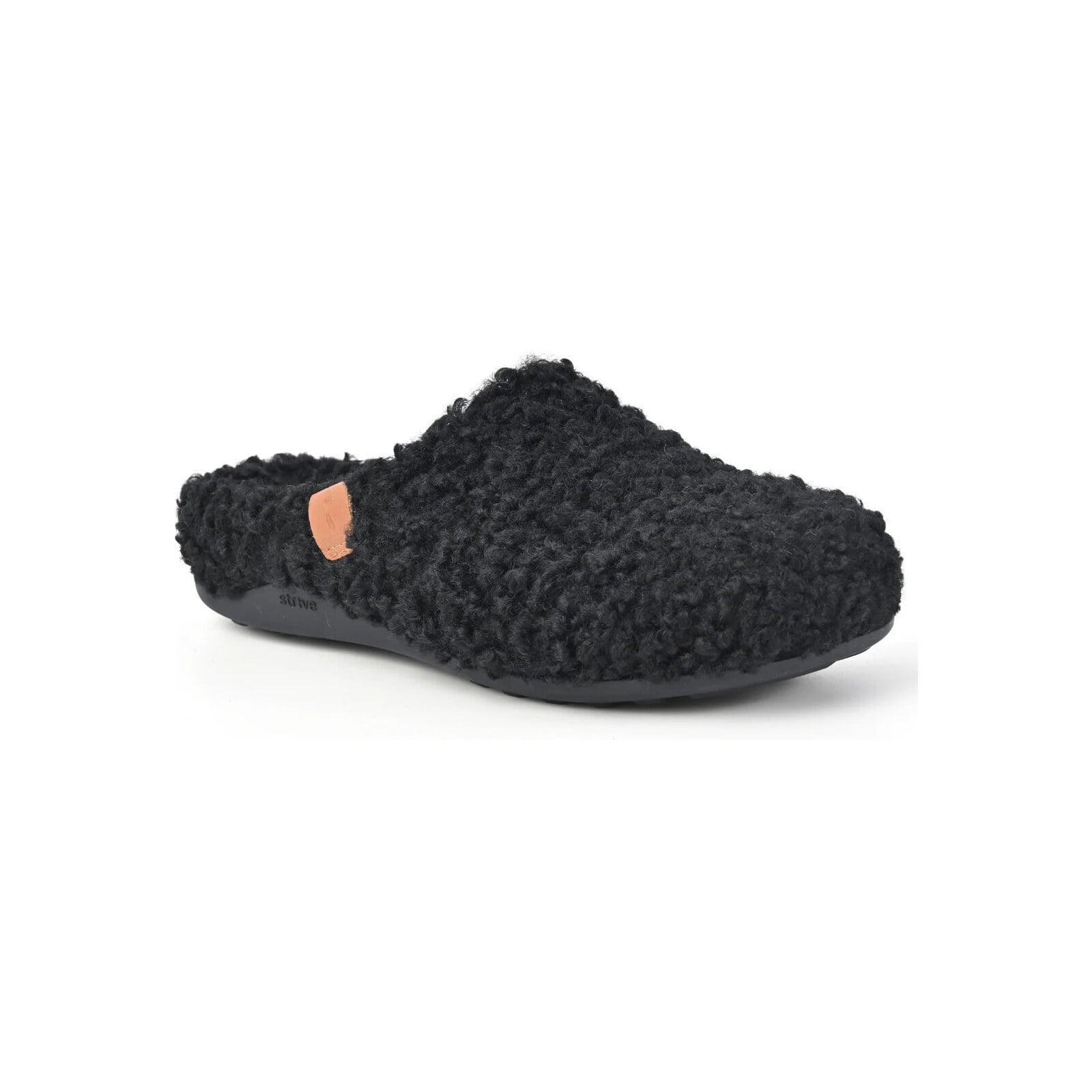 Strive Women's Copenhagen Curly Slippers - Black II
