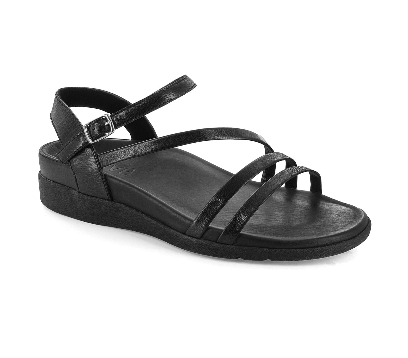 Strive Anguila - Women's Casual / Dress Sandal with Support in All Black