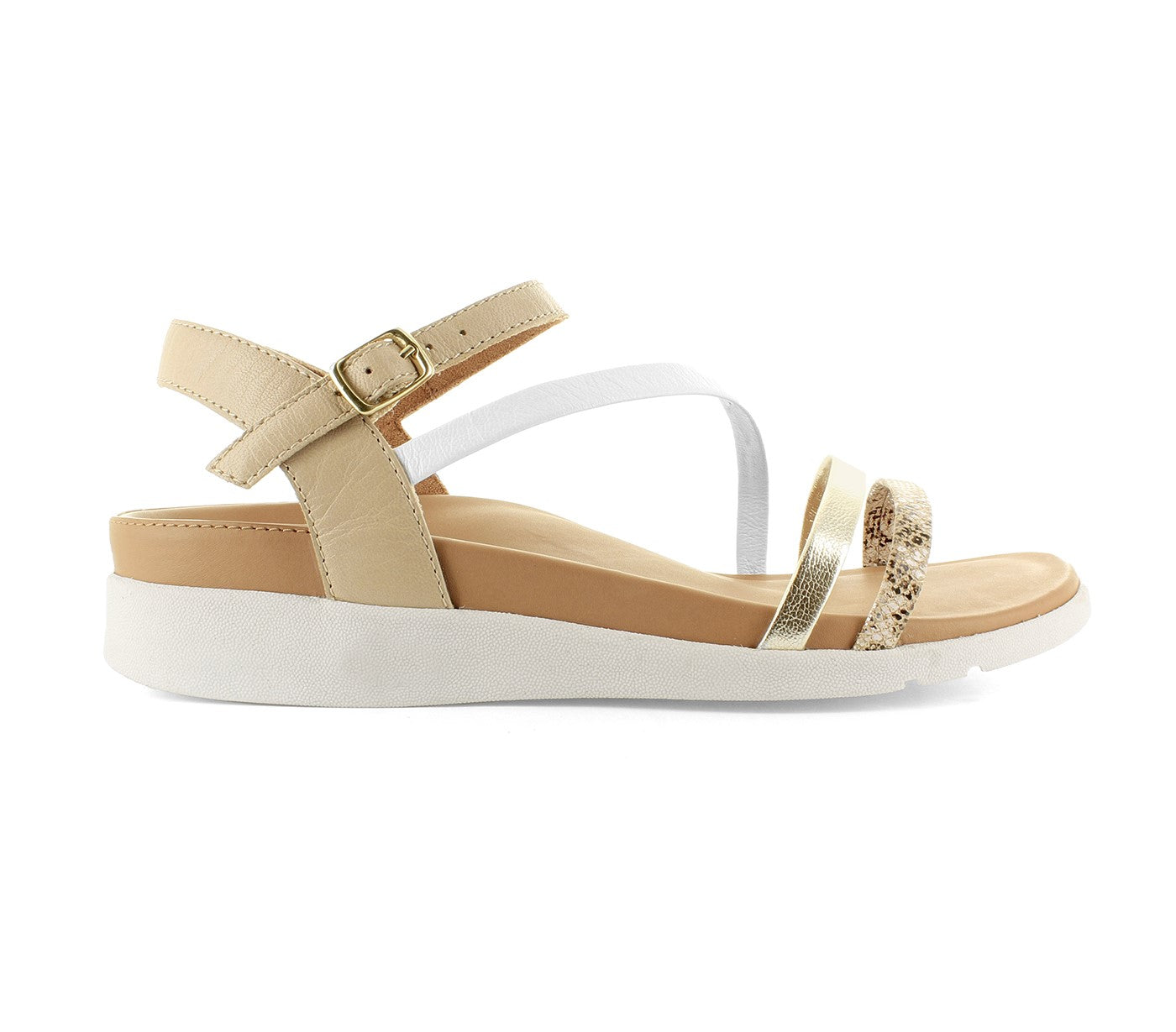 Strive Anguila - Women\'s Casual / Dress Sandal with Support - Pale Oak - Side