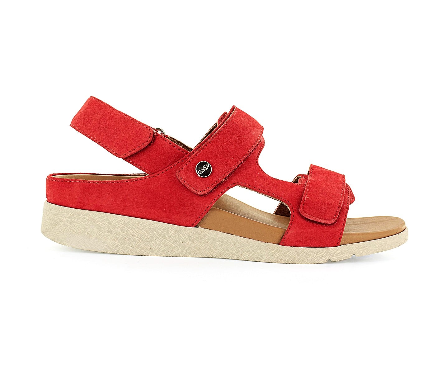 Strive Aruba Women's Comfortable and Arch Supportive Sandals - Scarlet - Side